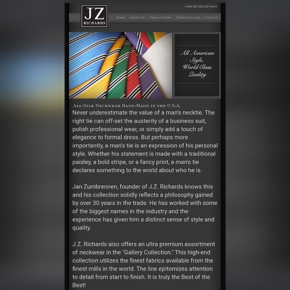 J. Z. Richards Gallery Collection 100% Silk Pink Paisley Hand Made Mens Neck Tie - Picture 6 of 10